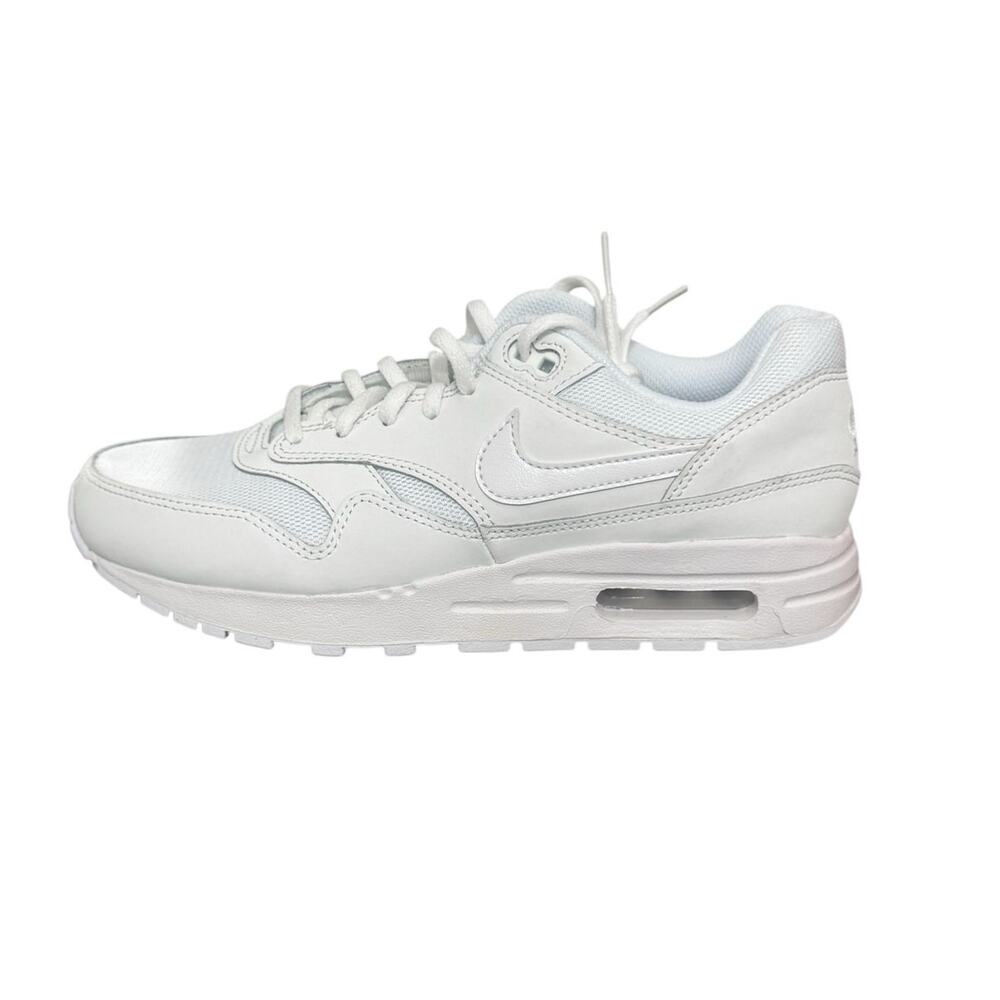 NIB! Nike Air Max 1 (GS) White Athletic Sneaker - Youth 7 / Women 8.5